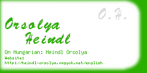 orsolya heindl business card